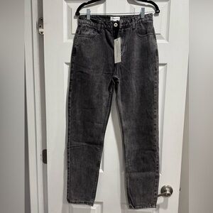 Black Washed Women’s Jeans - Classic Straight Fit